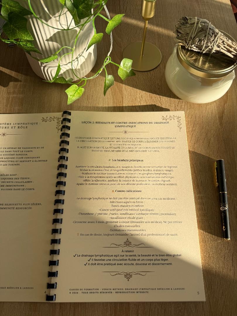 Cahier Venaya Method